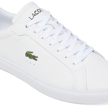 Lacoste Powercourt Leather Trainer White / Black - Parasol Store