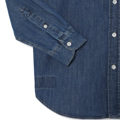 Lacoste Regular Fit Denim Shirt Blue - Parasol Store
