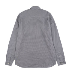 Lacoste Regular Fit Gingham Poplin Shirt White / Navy Blue - Parasol Store