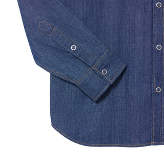 Lacoste Regular Fit Lightweight Denim Shirt Blue - Parasol Store
