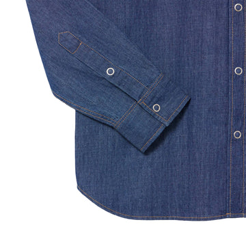 Lacoste Regular Fit Lightweight Denim Shirt Blue - Parasol Store