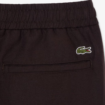 Lacoste Regular Fit Linen Chino Pants Brown