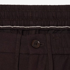 Lacoste Regular Fit Linen Chino Pants Brown