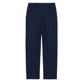 Lacoste Regular Fit Linen Chino Pants Midnight Blue