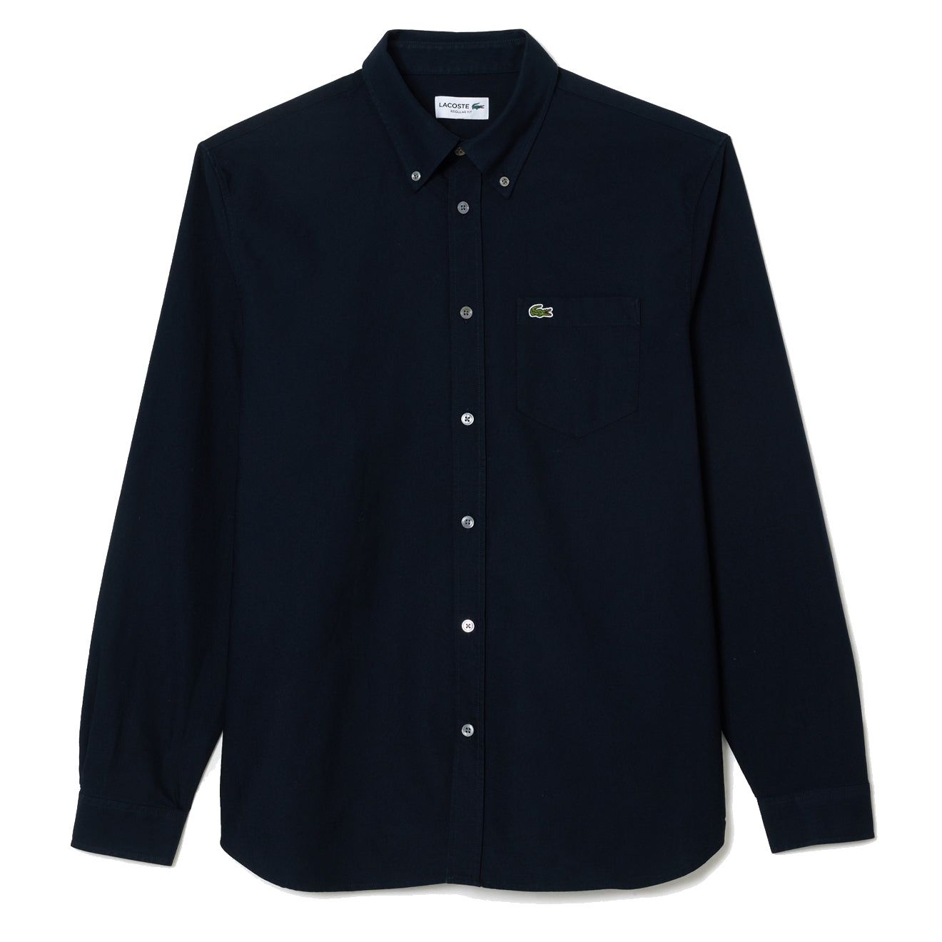 Lacoste Regular Fit Oxford Shirt Navy Blue - Parasol Store
