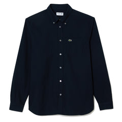 Lacoste Regular Fit Oxford Shirt Navy Blue - Parasol Store