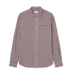 Lacoste Regular Fit Plaid Flannel Shirt Beige / Brown