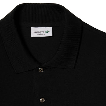 ​Lacoste Original S/S L.12.12 Petit Piqué Cotton Polo Shirt Black