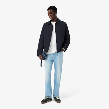 Lacoste Water-Repellent Textured Taffeta Jacket Blackbird