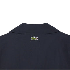 Lacoste Water-Repellent Textured Taffeta Jacket Blackbird
