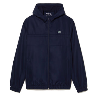 Lacoste Zipped Sport Training Jacket Navy Blue - Parasol Store