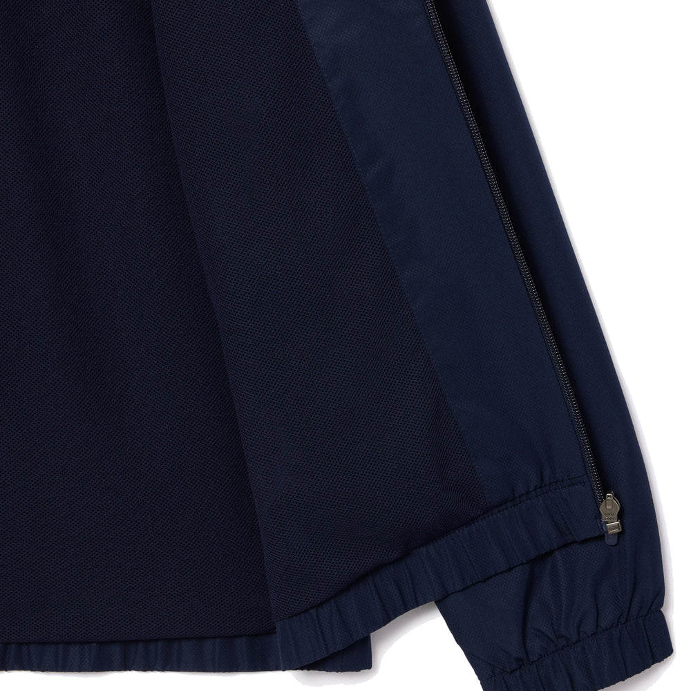 Lacoste Zipped Sport Training Jacket Navy Blue - Parasol Store