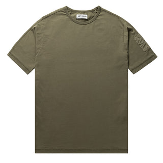 Left Hand Contrast Panel Tee Olive - Parasol Store