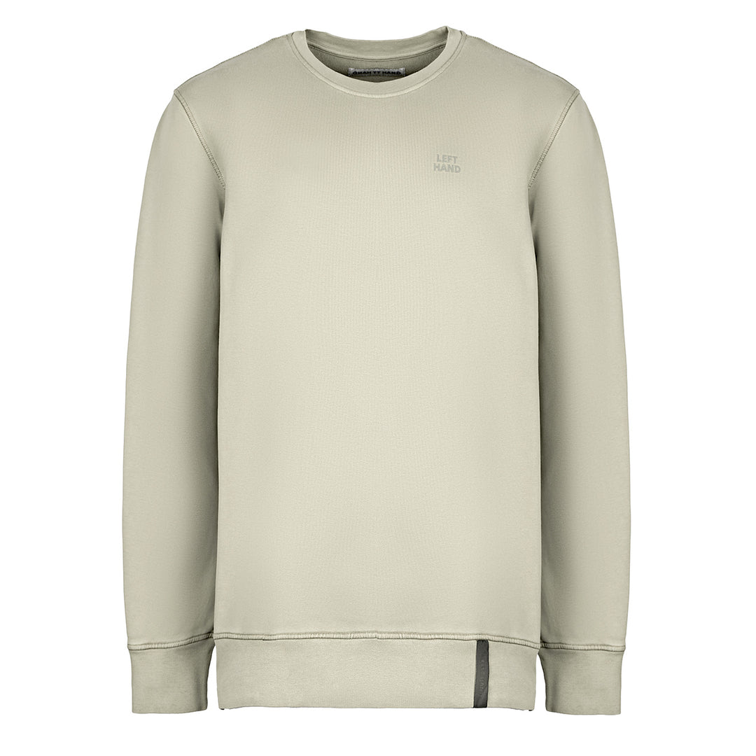 Left Hand Core Crew Sweat Stone Left Hand