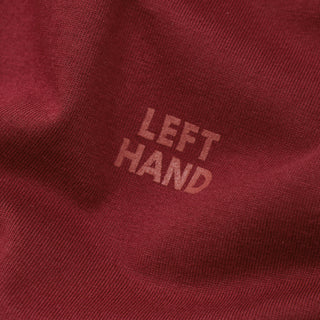 Left Hand Core Tee Burgundy - Parasol Store