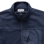 Left Hand Half Zip Sweat Navy - Parasol Store