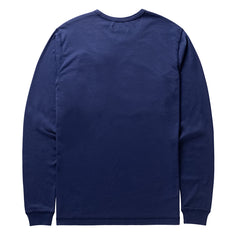 Left Hand L/S Patch Pocket Tee Navy - Parasol Store