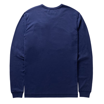 Left Hand L/S Patch Pocket Tee Navy - Parasol Store