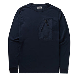 Left Hand L/S Pocket Tee Navy - Parasol Store