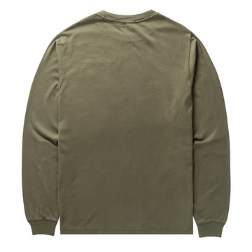 Left Hand L/S Pocket Tee Olive - Parasol Store