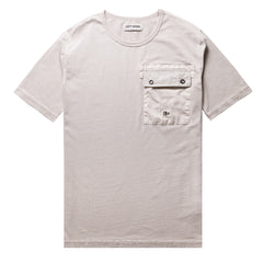 Left Hand Patch Pocket Tee Khaki - Parasol Store