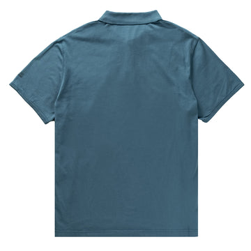 Left Hand Polo Shirt Mid Blue - Parasol Store