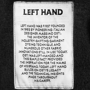 Left Hand Portofino Core Sweat Caviar