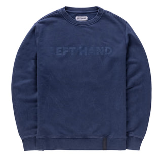 Left Hand Special Dye Crew Sweatshirt Navy - Parasol Store