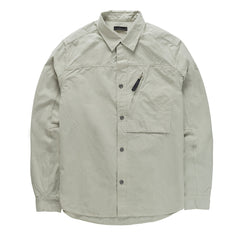 Left Hand Zip Pocket Shirt Stone - Parasol Store