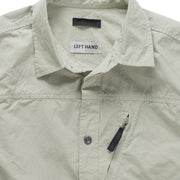 Left Hand Zip Pocket Shirt Stone - Parasol Store