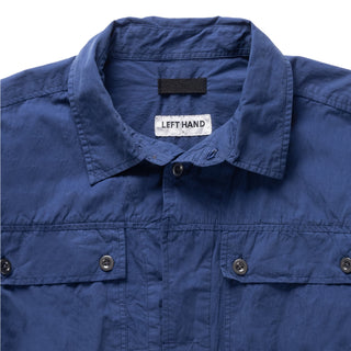 Left Hand Twin Pocket Shirt Navy - Parasol Store