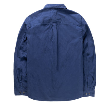 Left Hand Twin Pocket Shirt Navy - Parasol Store