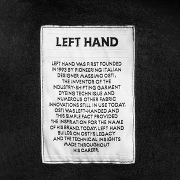 Left Hand x JLH Hand Motif Crew Sweatshirt Caviar
