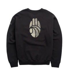 Left Hand x JLH Hand Motif Crew Sweatshirt Caviar