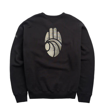 Left Hand x JLH Hand Motif Crew Sweatshirt Caviar