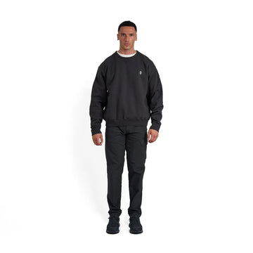 Left Hand x JLH Hand Motif Crew Sweatshirt Caviar