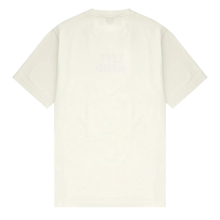 ​Left Hand Distressed Graphic Tee  Off White