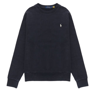 Polo Ralph Lauren Loopback Terry Sweatshirt Faded Black Canvas - Parasol Store