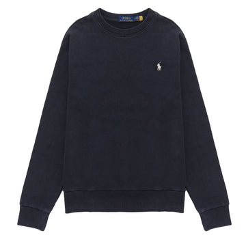 Polo Ralph Lauren Loopback Terry Sweatshirt Faded Black Canvas - Parasol Store
