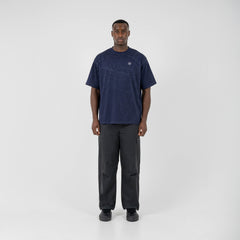 ST95 Lugano Map SS T-Shirt Navy - Parasol Store