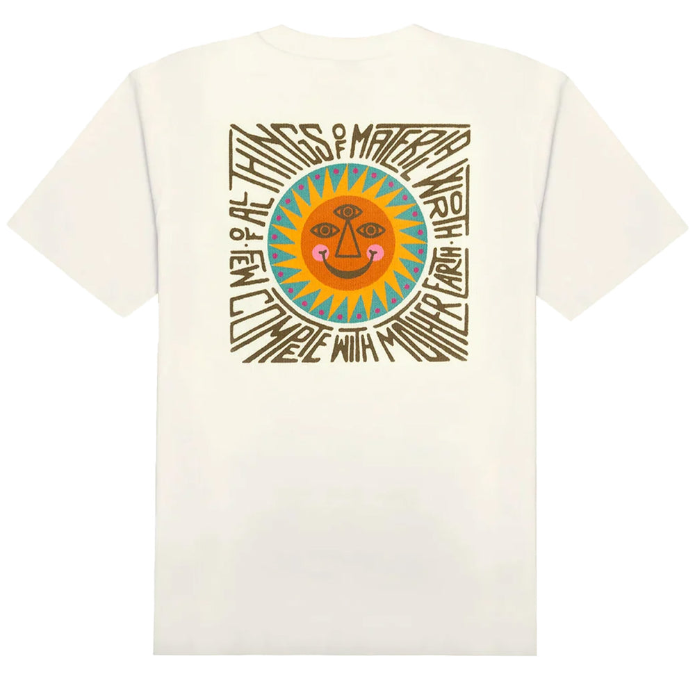Hikerdelic Material Worth SS T-shirt Off White - Parasol Store