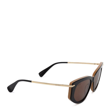 MaxMara Beth MM0100 50E 54 Sunglasses Brown - Parasol Store