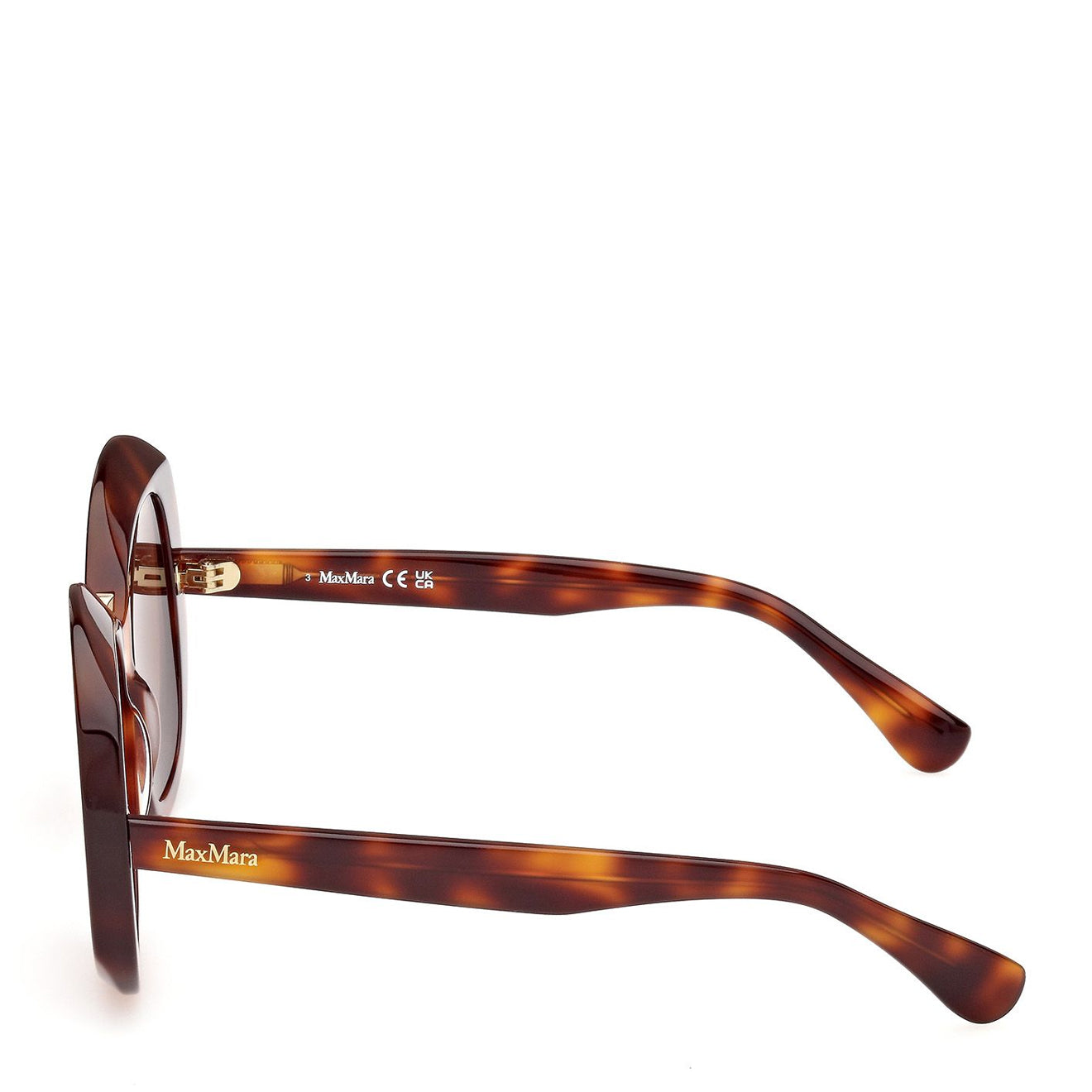 MaxMara Edna MM0087 52E 55 Sunglasses Dark Havana - Parasol Store