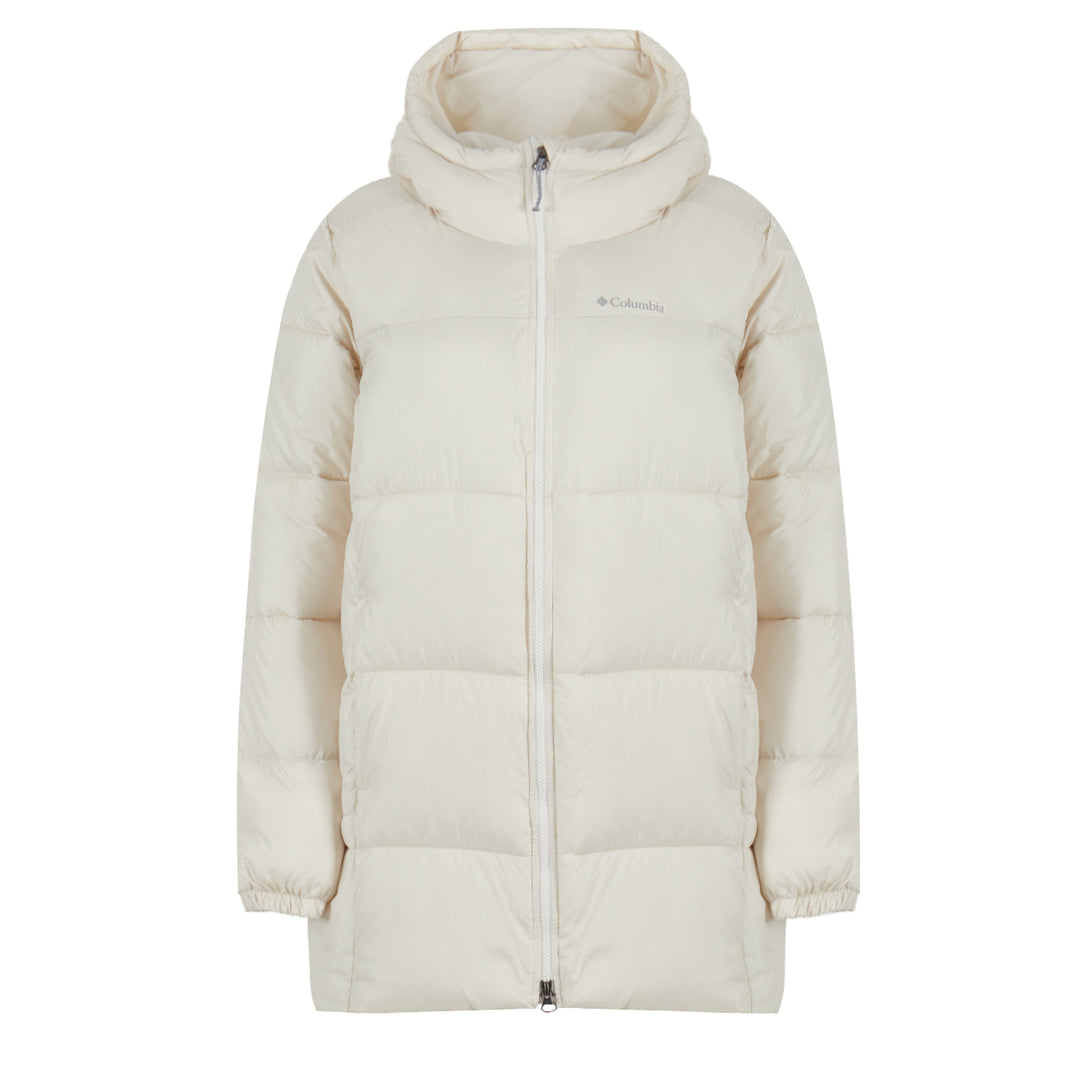 Columbia Womens Puffect Hooded Mid Puffer Jacket Chalk Columbia