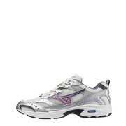 Mizuno Womens MXR Trainer Snow White / Lilac Chiffon / Silver - Parasol Store