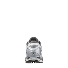 Mizuno Womens Wave Prophecy LS White / Silver / Harbor Mist - Parasol Store