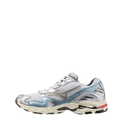 Mizuno Womens Wave Rider 10 Sport Trainer White / Vintage Khaki / Reef Waters - Parasol Store