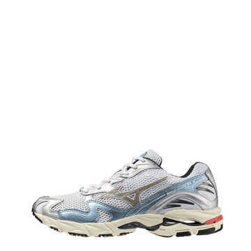 Mizuno Womens Wave Rider 10 Sport Trainer White / Vintage Khaki / Reef Waters - Parasol Store