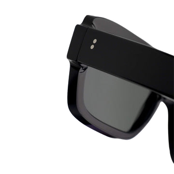 Monokel Eyewear Apollo Sunglasses Black / Green Lens