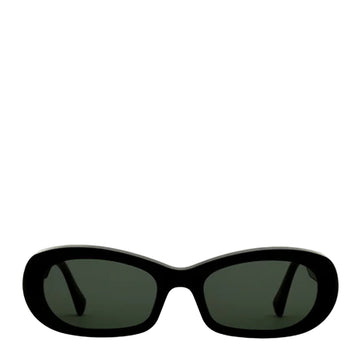 Monokel Eyewear Belle Sunglasses Black / Green Lens
